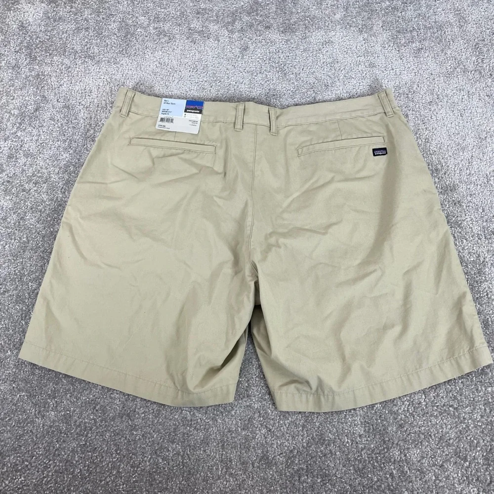Patagonia Shorts Mens 40 All Wear Chino 8.5 Inseam Khaki Tan Organic Cotton NWT